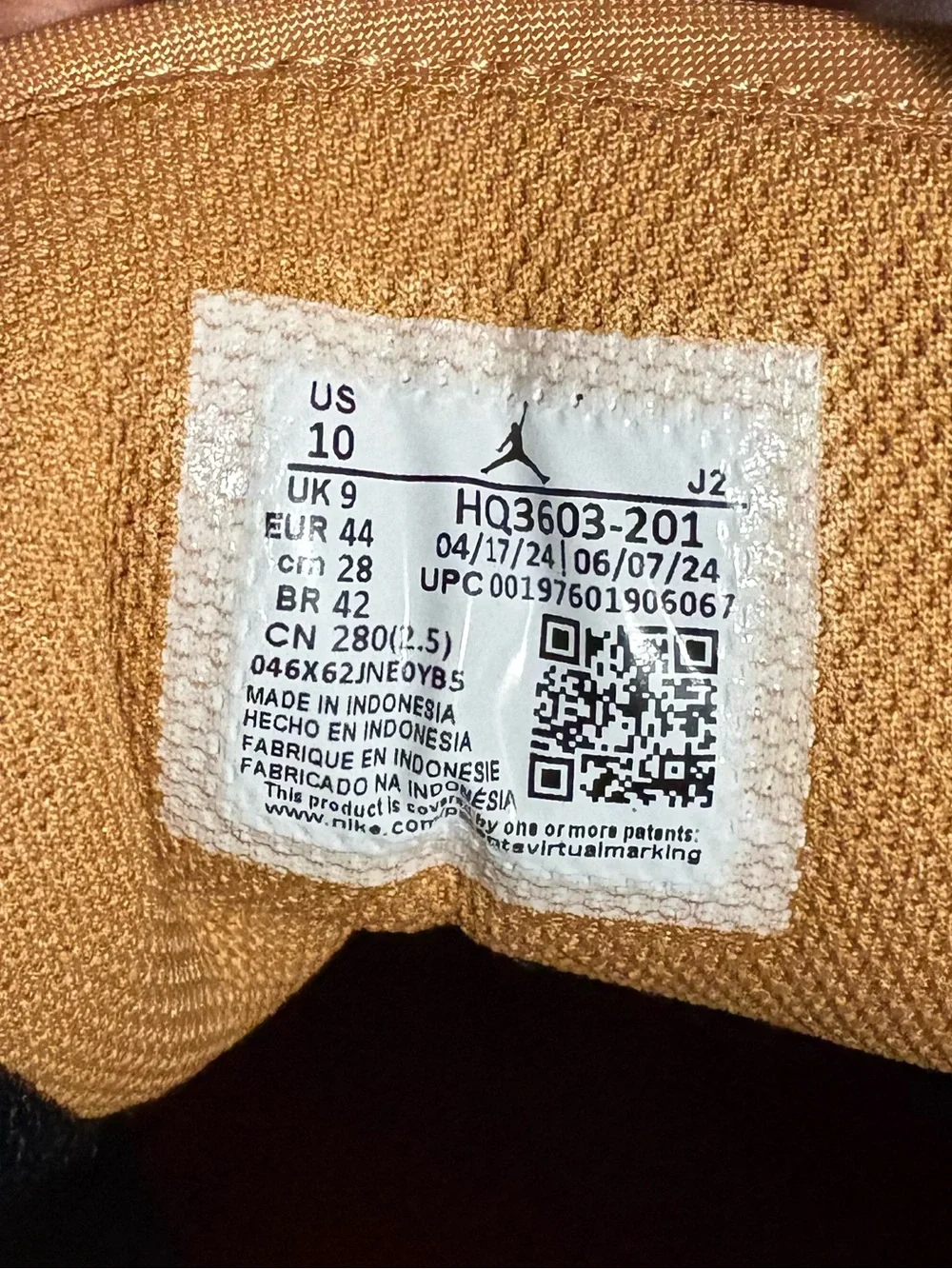 Jordan excellent pre